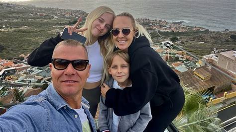 Zuzana Belohorcová s rodinou na Tenerife