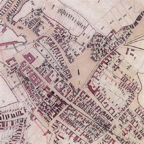 Mapa mesta Levice s vyznačenými salónmi krásy