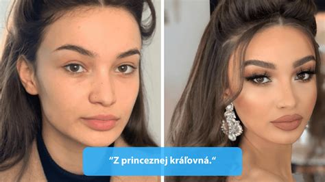 Galéria líčenia - premena pred a po