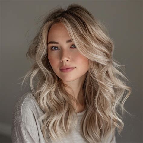 Blond vlasy s dokonalou starostlivosťou
