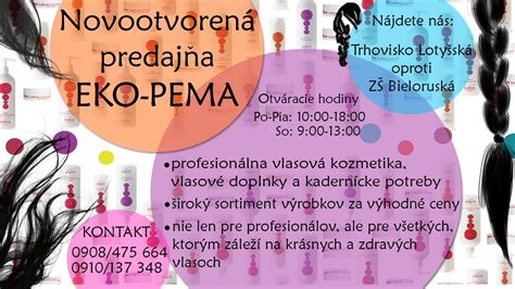 moderný obchod s kozmetikou a vlasovou starostlivosťou