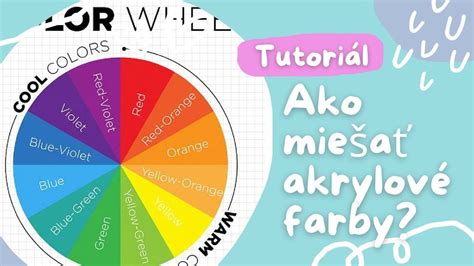 schéma farebného kolieska pre miešanie odtieňov vlasov