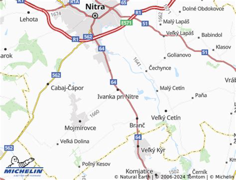 Mapa kaderníctiev v Nitre