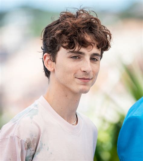 Timothée Chalamet s blond vlasmi