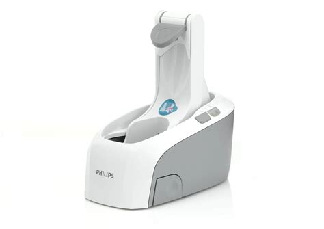 Schéma rozloženia holiacej hlavy Philips pre čistenie