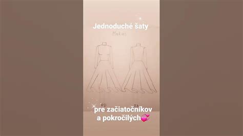 schéma základného strihu šiat