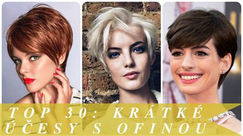 Asymetrický krátky účes s ofinou