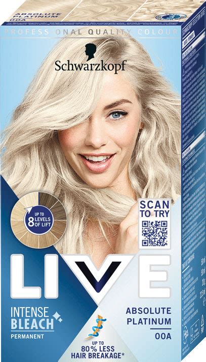 Ukážka rôznych odtieňov platinovej blond