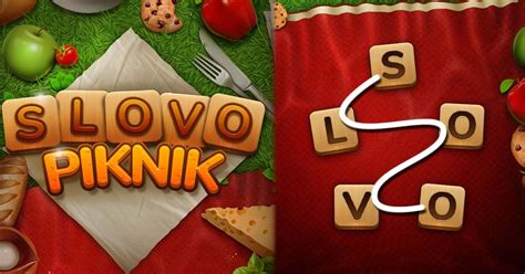 Mobilná hra Piknik Slovo s písmenami a mriežkou na dopĺňanie slov