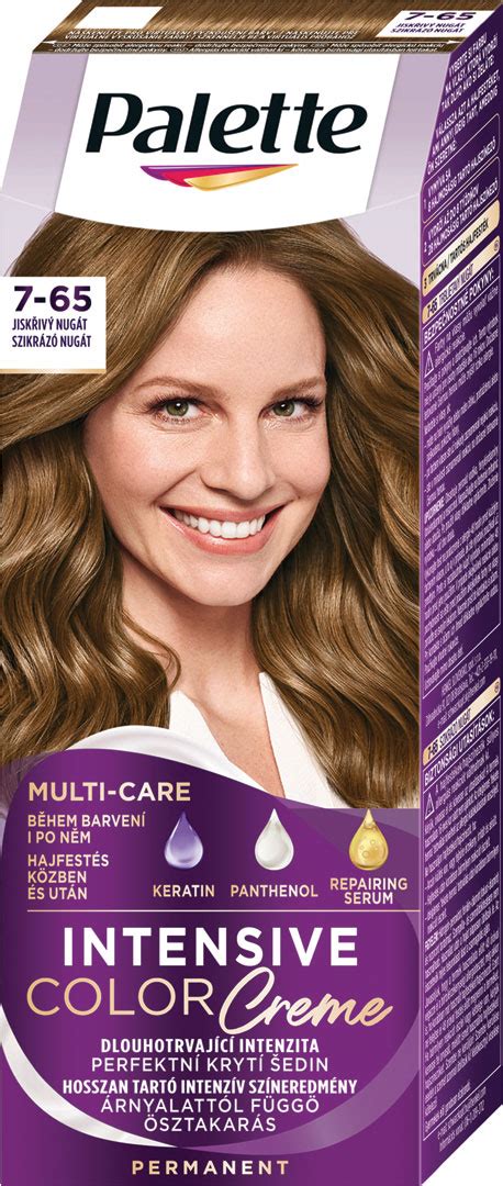 Obal farby Palette Intensive Color Creme LG5 Trblietavý nugát