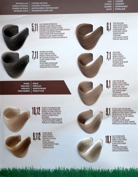 paleta odtieňov ružovej blond