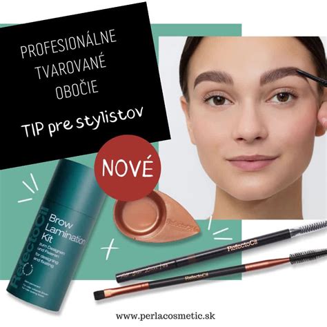 profesionálne nástroje a farby na obočie