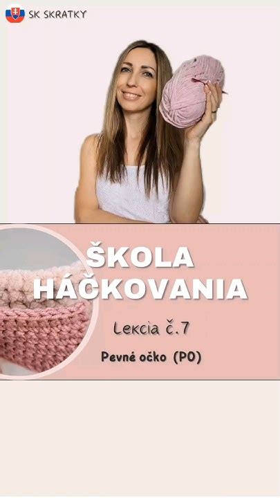 Detail háčkovania rukávu pre minimalizáciu dierok