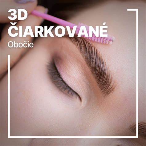 Obočie po aplikácii 3D čepieľkovej metódy