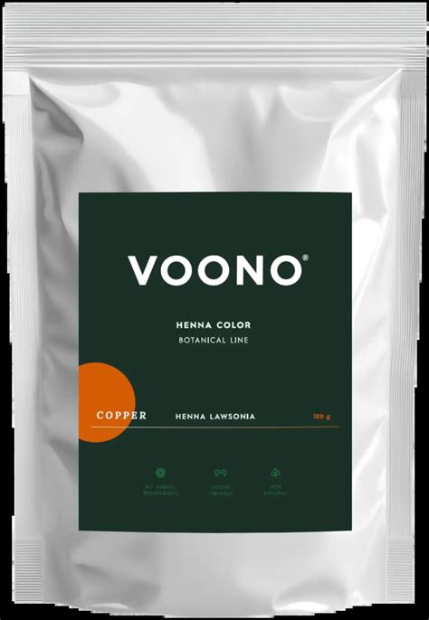 Balenie Voono Henna Copper s bylinkami