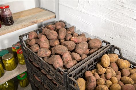 zemiaky a kozmetické pomôcky na stole