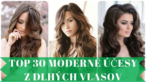 moderné účesy pre dlhé vlasy