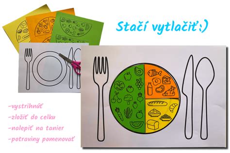 Tanier s vyváženou stravou pre deti