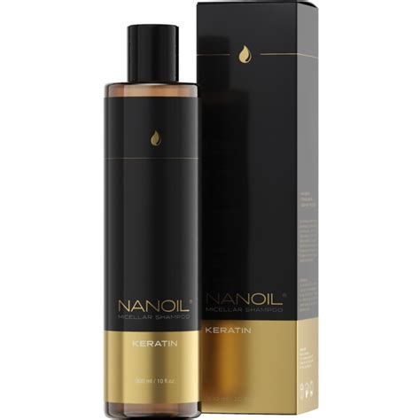 Produkt Nanoil Keratin Micellar Shampoo na mokrých vlasoch
