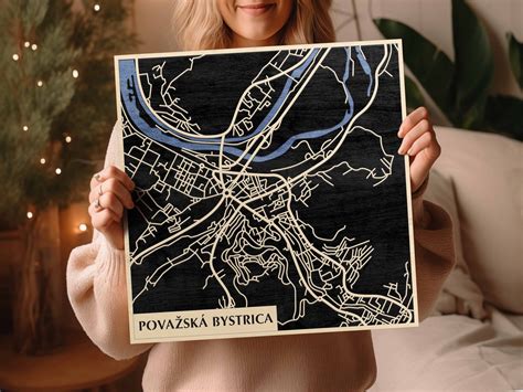 mapa centra mesta Považská Bystrica s vyznačeným miestom podnikania
