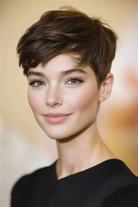 Žena s účesom Ultra Soft Pixie