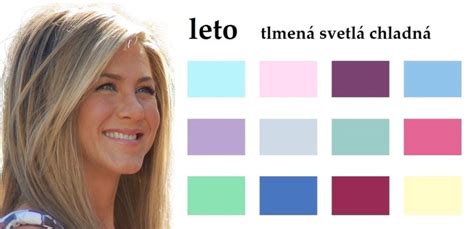 Letný typ pleti a vlasov (príklad: Jennifer Aniston)