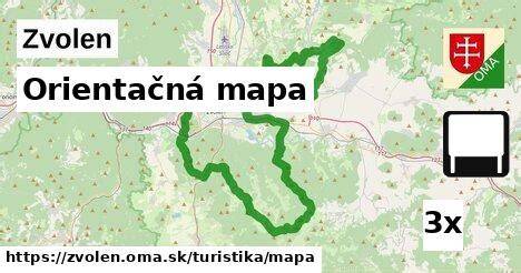 Mapa kaderníctiev Zvolen