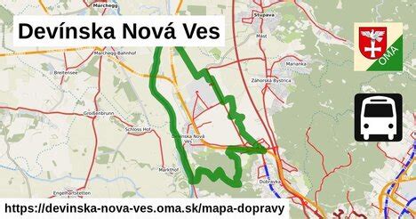Mapa s vyznačenou lokalitou Devínska Nová Ves
