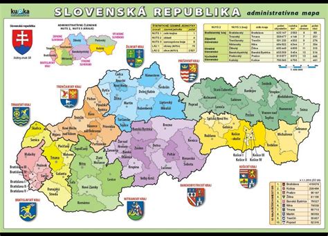 Mapa Slovenska s vyznačenými mestami kaderníckych salónov