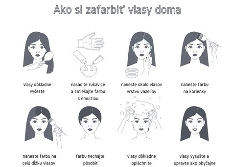 Postup farbenia vlasov Ombre technikou