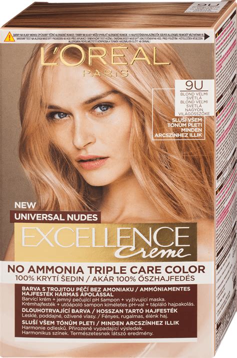 kolekcia farieb na vlasy Excellence v odtieňoch blond