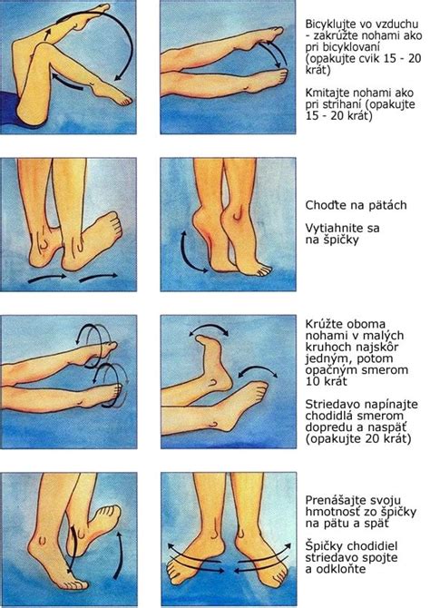 Odporúčané cvičenia pre zdravé žily
