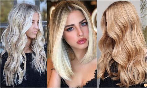 Žena s blond vlasmi ošetrujúca si vlasy