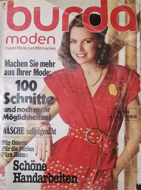 Historické obálky časopisu Burda Moden a ukážky klasických strihov