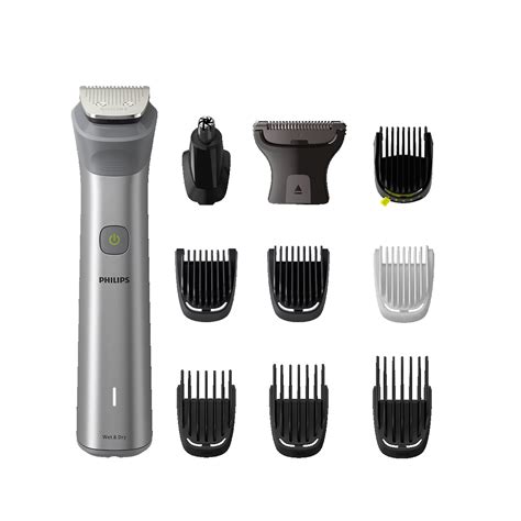 Diagram zobrazujúci nástavce multifunkčného zastrihávača Philips Rad 5000