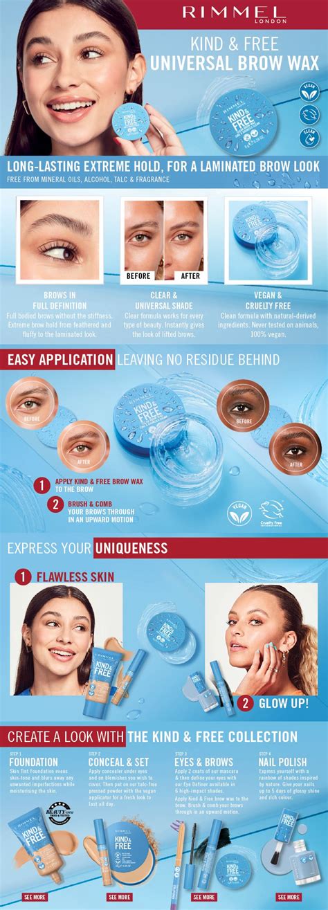 Ukážka produktu Rimmel KIND & FREE Clean Brow Wax