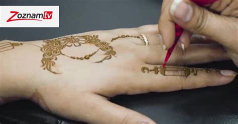 Tradičné indické zdobenie hennou