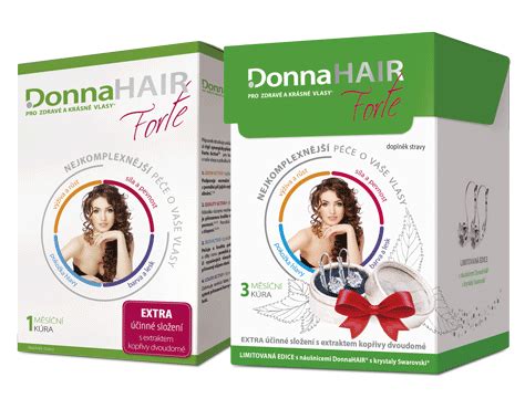 Schéma účinkov komplexov Donna Hair Forte