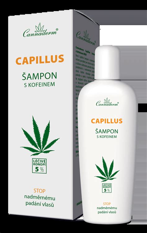 zloženie a balenie šampónu Cannaderm Capillus