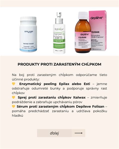 Výsledky depilácie