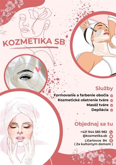 Ilustrácia kozmetického ošetrenia tváre