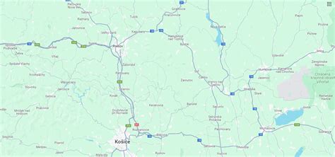 Mapa okolia Kaderníctva Jozka v Poprade