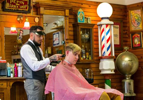 barber shop s pánskym kreslom