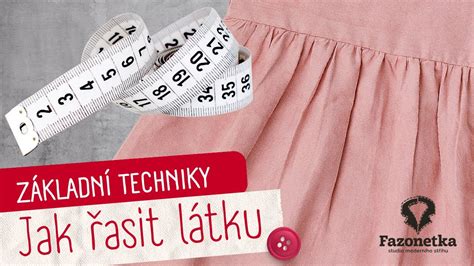 Pokladanie strihu na látku