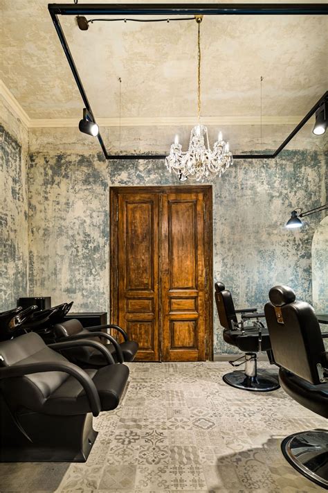 Moderný interiér barber shopu