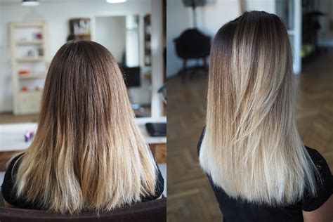 detailný záber na melírovanie vlasov v kaderníctve