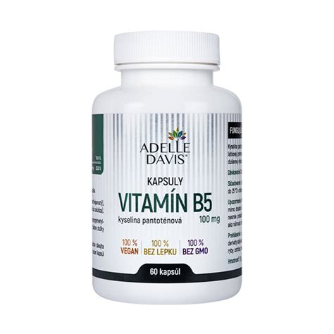 Štruktúra vitamínu B5 (kyselina pantoténová)