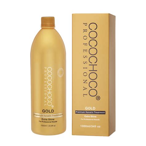 Detailný záber na balenie Cocochoco Keratin Gold
