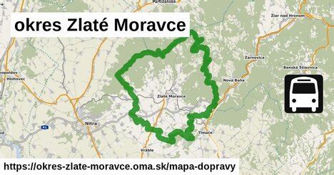 mapa mesta Zlaté Moravce so zobrazením dostupných kaderníckych služieb