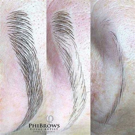 Microblading technika vykresľovania chĺpkov